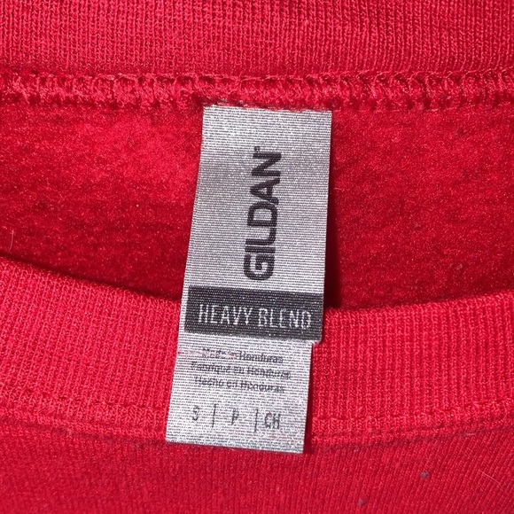 π’π DETROIT Mens Size Small Sweatshirt Felt Raised Letter Red Tim Robinson ππ - Picture 3 of 7